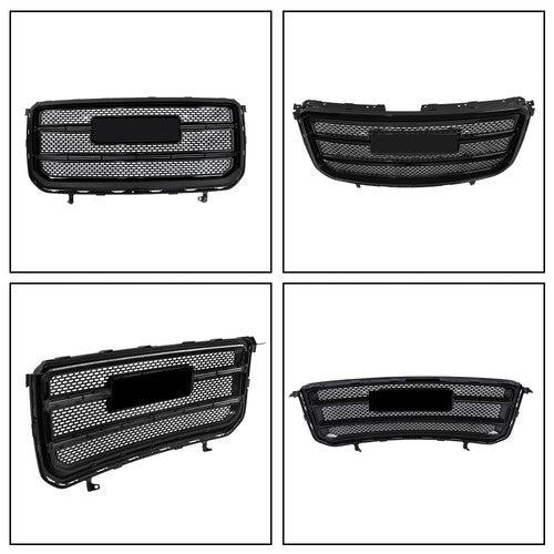 DURAFORCE New Fit For GMC Acadia Denali 2013-2016 Bright 84055811 Black Center Mesh Grille