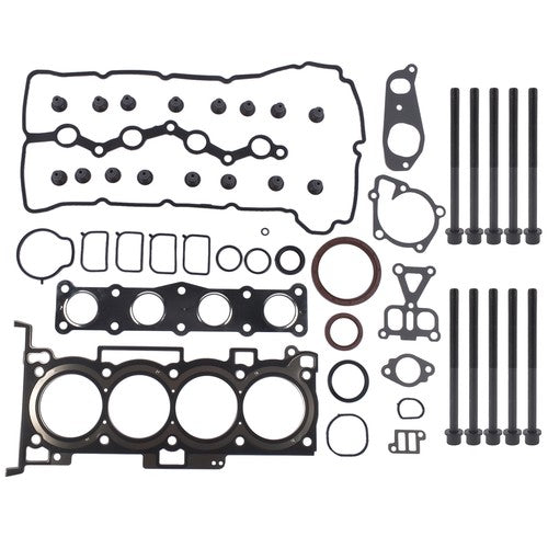 DURAFORCE Engine Overhaul Gasket Kit with Head Bolts for Hyundai Sonata Kia Optima EX SX