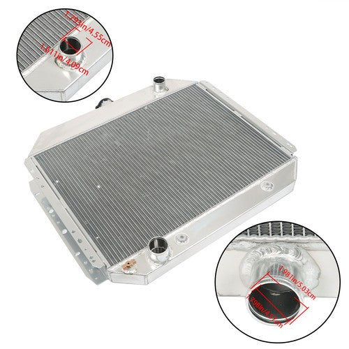 DURAFORCE For Ford 1978 1979 Bronco 70-1978 1979 F-100/F-250/F-350 3 Row Aluminum Radiator