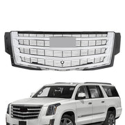 DURAFORCE Front Bumper Grille Plastic Chrome Fit For Cadillac Escalade 2015-2020