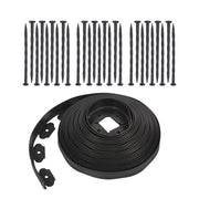 DURAFORCE 60 FT L-shaped Landscape Edging Border Kit No-Dig Garden Edge Lawn Border 1.5"