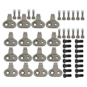 DURAFORCE Stump Grinder Teeth & Pocket Kit 16 Teeth + 2-1/4" Bolts -For BARRETO SG30 Type