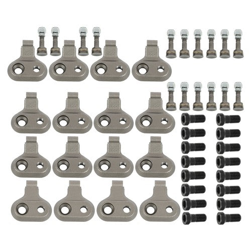 DURAFORCE Stump Grinder Teeth & Pocket Kit 16 Teeth + 2-1/4" Bolts -For BARRETO SG30 Type