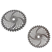 DURAFORCE 2 PC -9" x 36T Carbide Tip Brush Blades For Cutter Trimmer Weed Eater