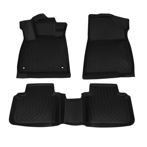 DURAFORCE Floor Mats Fit for Honda Accord Sedan 2018-2022 Waterproof Protection Liners TPE