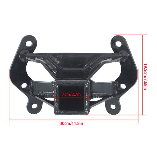 DURAFORCE Rear Receiver Tow Hitch for Can-Am Maverick (Black) - SEE FITMENT