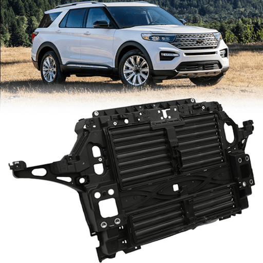 DURAFORCE For 2020 2021-2023 Ford Explorer Front Radiator Support Panel Air Shutter Grille