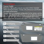 DURAFORCE LH + RH Sun Visors Gray 74320-35C10-B0 Fit For Toyota Tacoma 2005-2015 2PCS New