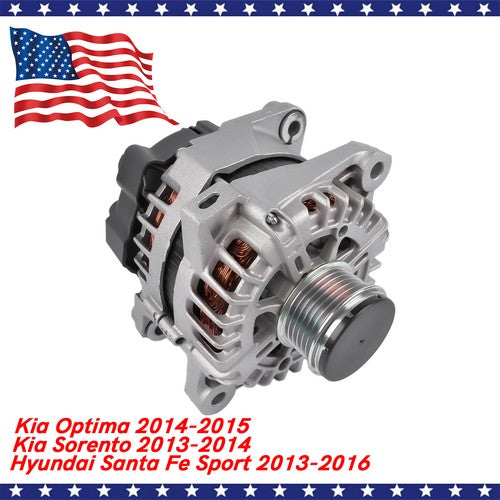 DURAFORCE Alternator 150A for 2012-2016 Hyundai Santa Fe Sport / Kia Optima Sorento 2.4L