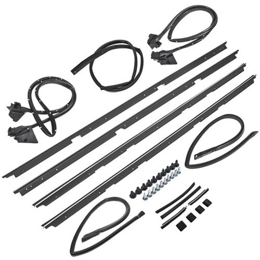 DURAFORCE 17Pcs Door Tailgate Weatherstripping Seal Kit 2135478 Fits 78-87 Chevy El Camino
