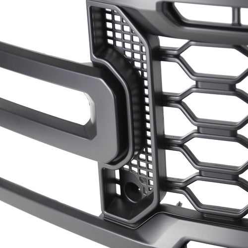 DURAFORCE Matte Black Front Grille For 2023 2024 Ford F250 F350 Super Duty PC3Z-8200-HA
