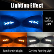 DURAFORCE Front Fog Light DRL Fit for 2023 2024 Altima LED Daytime Running Lamp LH+RH