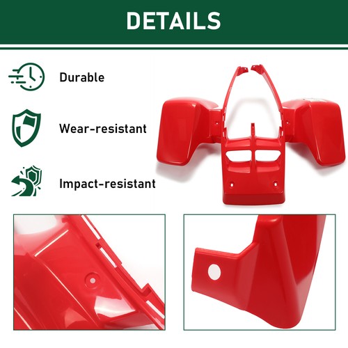 DURAFORCE For Yamaha Banshee 350 YFZ 350 1987-2006 Front Fender Plastic Kits RED