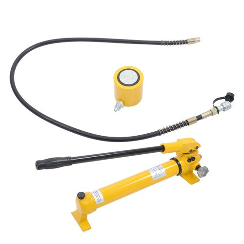 DURAFORCE 30 Ton Hydraulic Jack Power Ram Kit and CP-700 Manual Hydraulic Hand Pump
