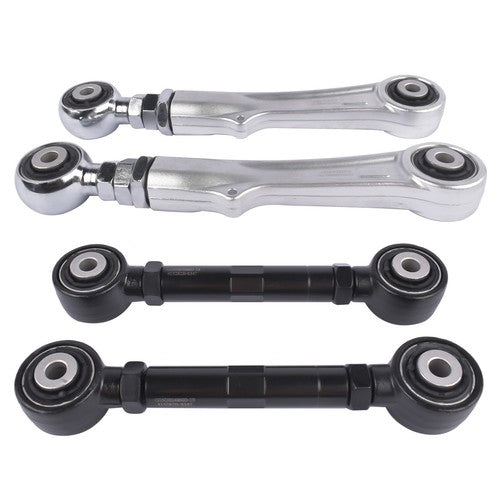 DURAFORCE 2x Rear Camber Arms + 2x Toe Arms Kit Adjustable for Tesla Model X / S 2013-2020