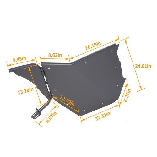 UTV Doors for Can Am Maverick 11 18 Commander 800 1000 11 16 Pair