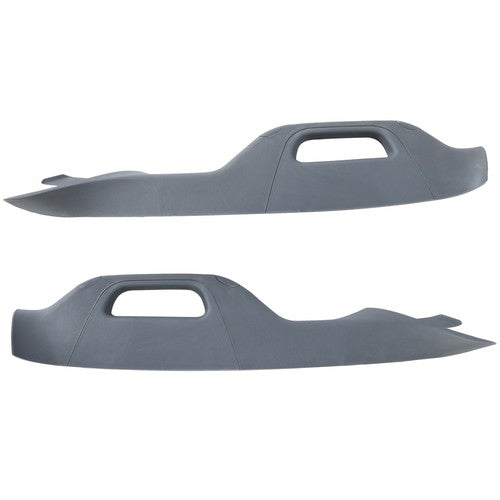Left and Right A Pillar Handle Trim Gray for 2011 to 2016 Ford F250 F350 F550