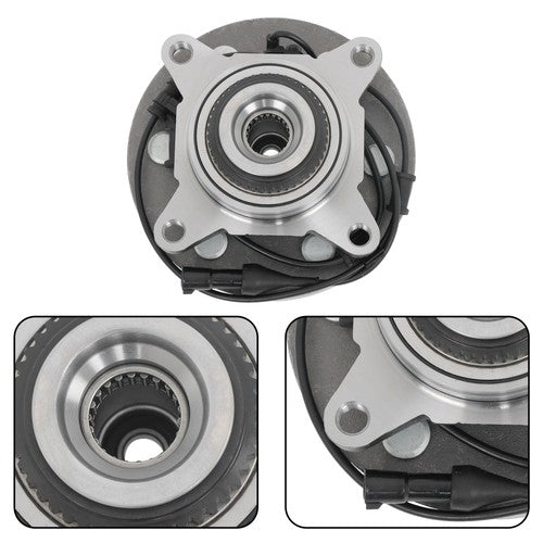 DURAFORCE Wheel Hubs Bearing Front 1Pc For Ford Expedition Lincoln Navigator 2000-2006 4WD