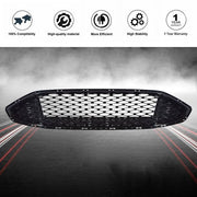 DURAFORCE Front Honeycomb Trim Black Plastic Grille Grill For Ford Fusion 2017 2018