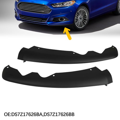 DURAFORCE Front Bumper Lower Lip Valance Panel Cover LH RH for 2013-2016 Ford Fusion