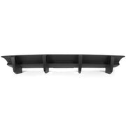 DURAFORCE For Dodge Challenger 2015-2023 Matte Black Rear Bumper Lip Diffuser Shark Fins