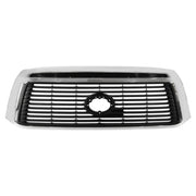 DURAFORCE Chrome Front Bumper Upper Grille Grill For 2010-2013 Toyota Tundra 53100-0C240