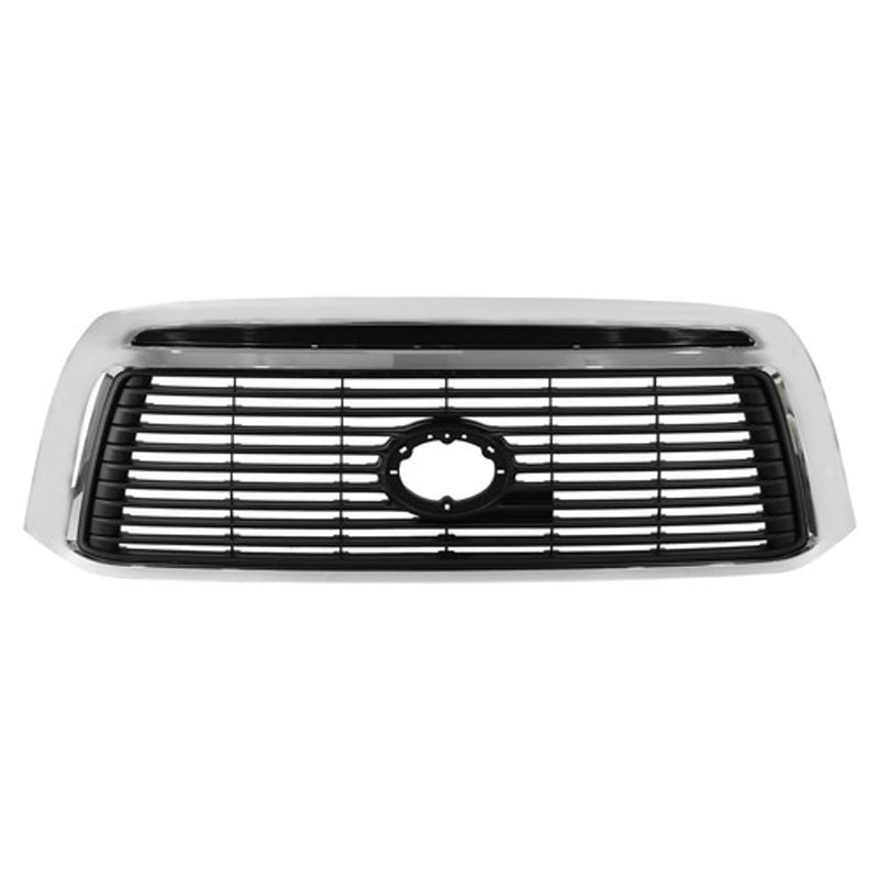 DURAFORCE Chrome Front Bumper Upper Grille Grill For 2010-2013 Toyota Tundra 53100-0C240