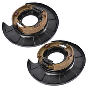 DURAFORCE 2 Pack Rear Brake Parking Plate Left & Right Set for Hyundai Santa Fe 2006-2009