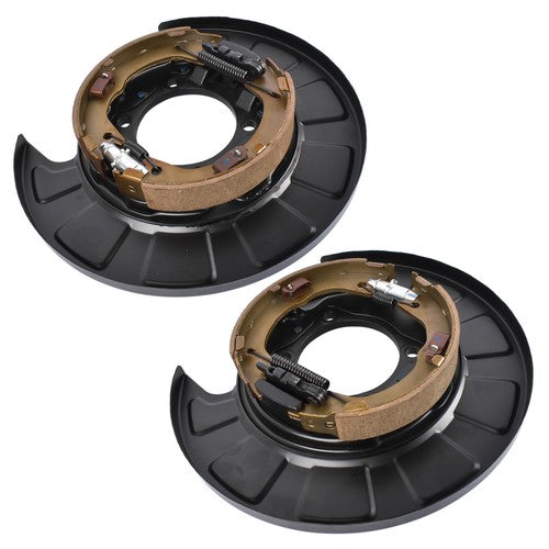 DURAFORCE 2 Pack Rear Brake Parking Plate Left & Right Set for Hyundai Santa Fe 2006-2009