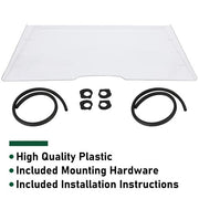 DURAFORCE Front Full Windshield Fit For Yamaha Wolverine RMAX2 RMAX4 X2 1000 X4 2018-2025