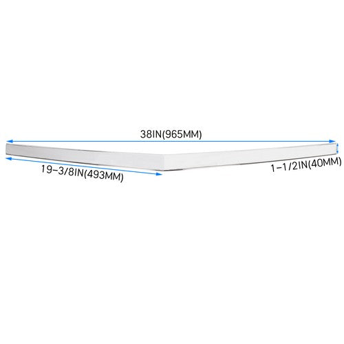 Chrome Hood Molding Trim for Cadillac SRX 2010-2016 Replace 22774203