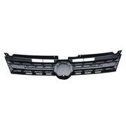 DURAFORCE Front Bumper Upper Grille Grill w/ Chrome Trim for 2011-2014 for VW Touareg