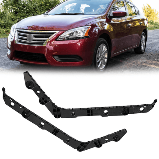 DURAFORCE For 2013-2019 Nissan Sentra Sedan Rear Bumper Cover Bracket Set Left & Right