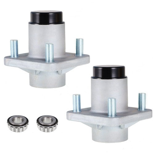 DURAFORCE For Club Car DS Golf Cart 1982-2002 Models 2x Front Wheel Hub Kit Bearings Seals