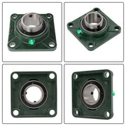 DURAFORCE Self-Aligning UCF210-32 Pillow Block Bearing Solid Base 2" Bore 4-Bolt 2Pcs