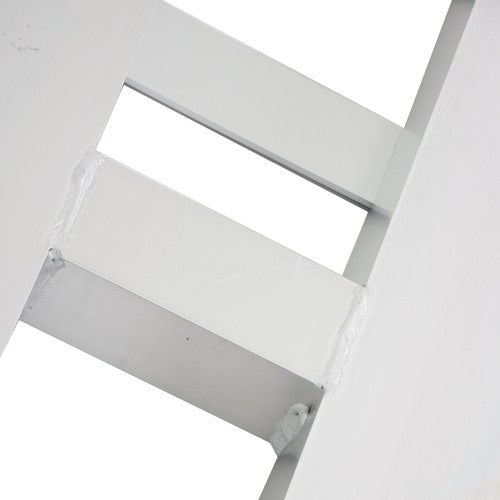 DURAFORCE 2Pcs Aluminum 80"×15" Ramps 6000 LBS Hook End Knife For Truck Car Auto Trailer