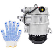 DURAFORCE A/C Compressor w/ 6-Groove & 2-Pin for Mercedes-Benz C250 SLK250 2012-2015 1.8L