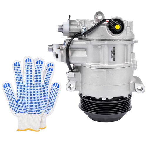 DURAFORCE A/C Compressor w/ 6-Groove & 2-Pin for Mercedes-Benz C250 SLK250 2012-2015 1.8L