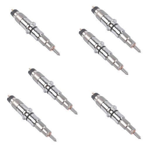 DURAFORCE 6PCS Fuel Injectors For Komatsu PC200-8 Cummins QSB6.7 QSB5.9 0445120231 5263262