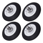 DURAFORCE 4X 4581EL3001A Dryer Drum Roller Wheel & Shaft Kit for LG Kenmore Sears