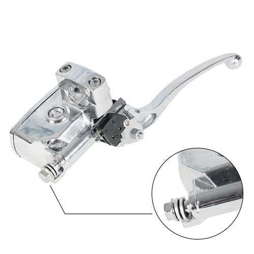 DURAFORCE New 1"Motorcycle Handlebar Hydraulic Brake & Clutch Master Cylinder Left & Right