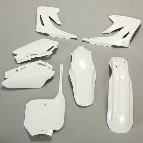 DURAFORCE White Restyled Plastic Kit Shrouds Fenders Fairing For Honda CR85R CR85RB 03-07