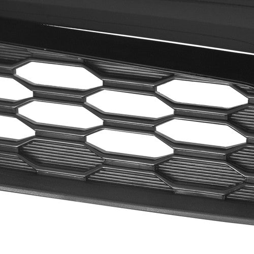 Front Upper Grille Honeycomb Painted Black for Honda Civic 4DR Sedan 2012