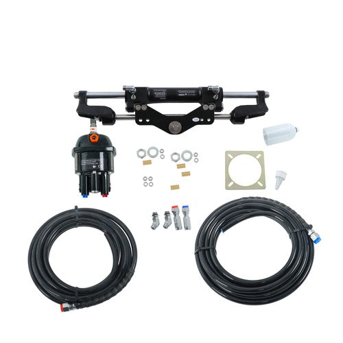 DURAFORCE High Performance Hydraulic Steering Kit Single Outboard Engine 350HP Power