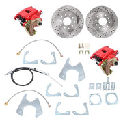 DURAFORCE Bolt Rear End Disc Brake Kit For Chevelle El Camino Cutlass For Chevy 2010-12
