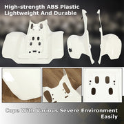 DURAFORCE New For 1986-1989 Honda TRX 250R TRX250R White Front & Rear Fender Plastics Kit