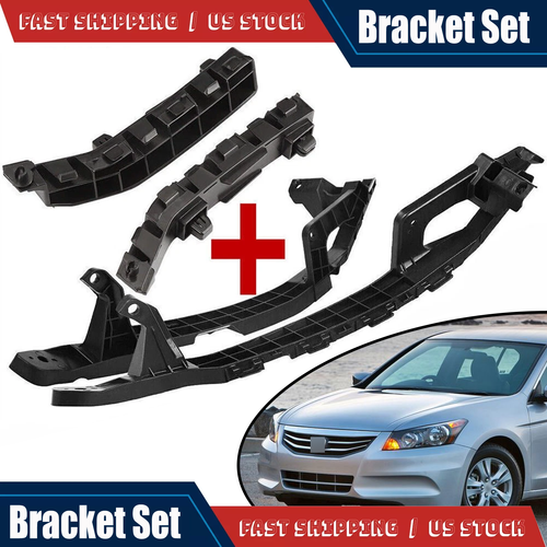 DURAFORCE 4PCS For Honda Accord Sedan 2008-2012 Headlight & Bumper Retainer Brackets Set
