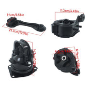 DURAFORCE A6519,A6512 4x Engine Motor Trans Mount For Honda Accord 2.2L 1990-1993 Auto