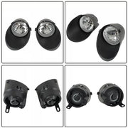 DURAFORCE Fit 2007-2013 Toyota Tundra 2008-2011 Sequoia Pair Clear Fog Light w/cover LH RH