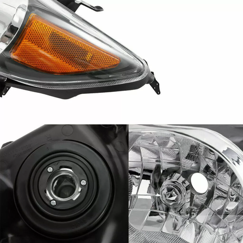 DURAFORCE For 2011-2013 Toyota Corolla Pair Headlights Front Bumper Fog Light Cover Set